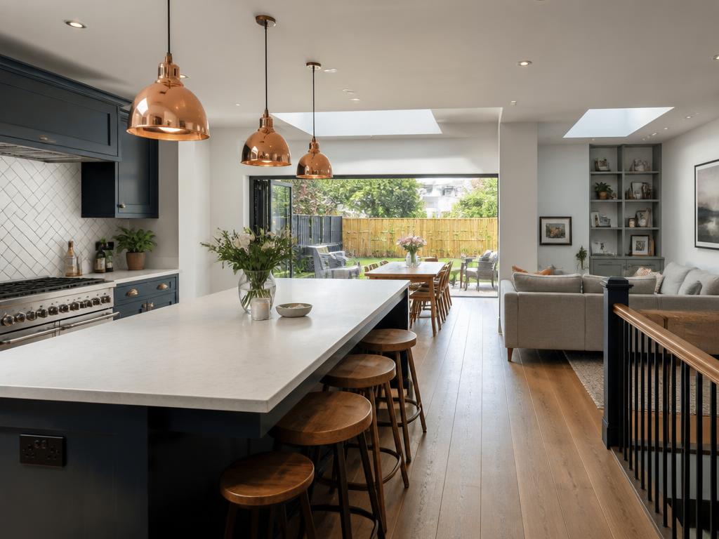 Kitchen & living extension