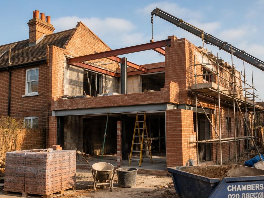 Two-storey extension